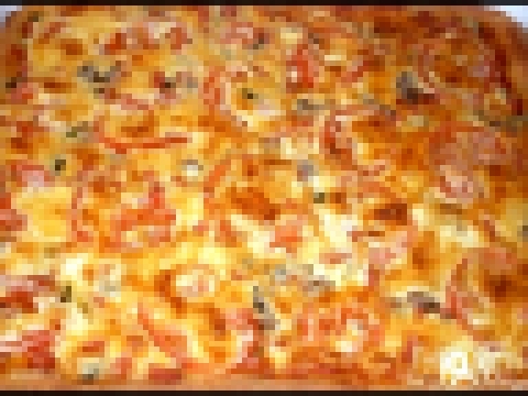 Пицца рецепт  Легкая пицца из творожного теста 