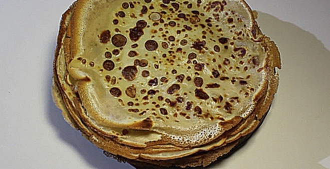 Блины тонкие на молоке / Pancakes 