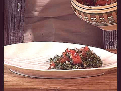 Фирменный салат от Елены Маньенан "Зеленый творог" 