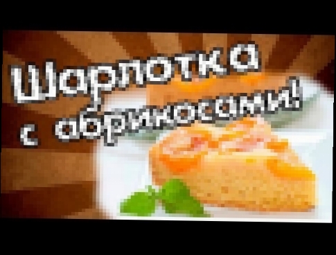 Шарлотка бисквит с абрикосами. Быстро и вкусно! 