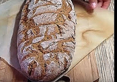 Бездрожжевой домашний хлеб на кефире от Марии .Читайте поправку под видео. 