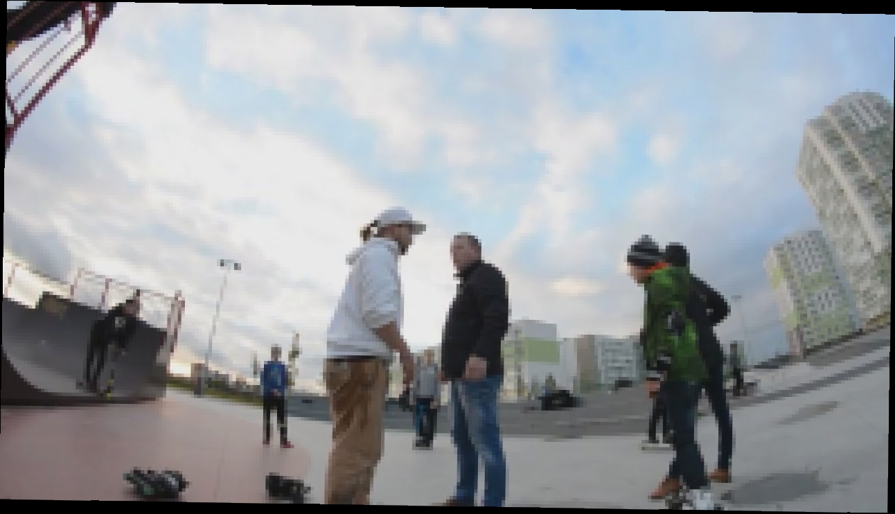 Драка в Янино в скейт-парке - видеоклип на песню