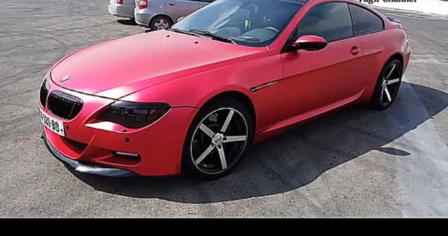 BMW M6 Matte Red Cool Vagif Channel - видеоклип на песню