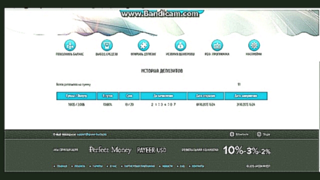 Новый проект GREEN INVEST платит проверенно личным вкладом ! 