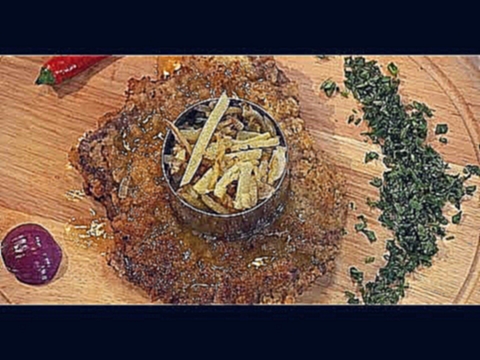 Венский шницель с жареным картофелем | Мясо. От филе до фарша 