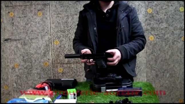 Bruni Mini GAP, 9mm PAK, essais aux tirs et présentation - видеоклип на песню