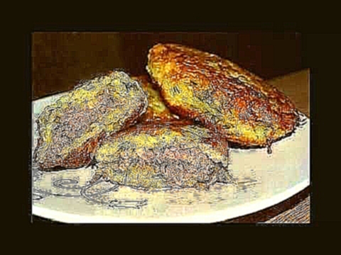 Картофельные драники с мясом! 