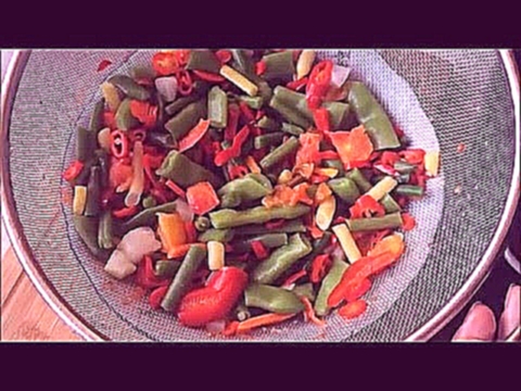 Куриная грудка с Овощным рагу из замороженных овощей с картофелем,молодой фасолью vegetable ragout 