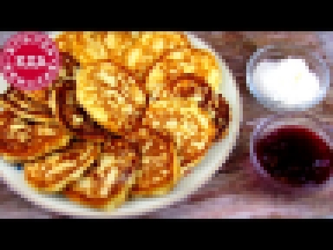 ТВОРОЖНЫЕ БЛИНЧИКИ С БАНАНОМ. Это вкуснее, чем сырники! 