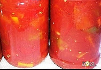 Перец в томатной заливке. Тещины заготовки на зиму 