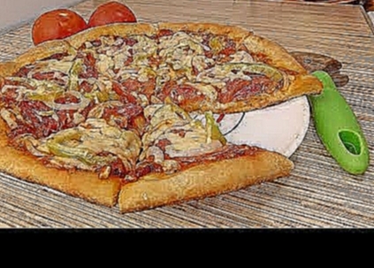 ПИЦЦА НА КЕФИРЕ без дрожжей / Быстрое и Вкусное Тесто для Пиццы на Кефире! 