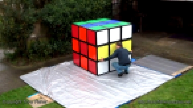 Огромный кубик Рубика - видеоклип на песню