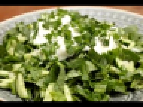 Зелёный салат со щавелем 