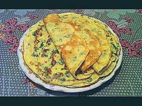 Творожные Блины с Зеленью / Блины из Творога / Cottage Cheese Pancakes / Простой Рецепт Блинов 