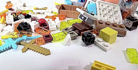 Лего Майнкрафт - сборка от лучшей подружки Вари и ИгроБоя Дани! Адский замок. 