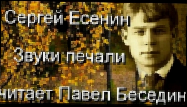 Сергей Есенин Звуки печали   читает Павел Беседин - видеоклип на песню