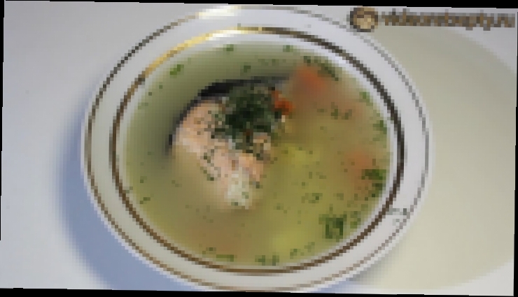 Рыбный суп из семги - Fish soup with salmon 