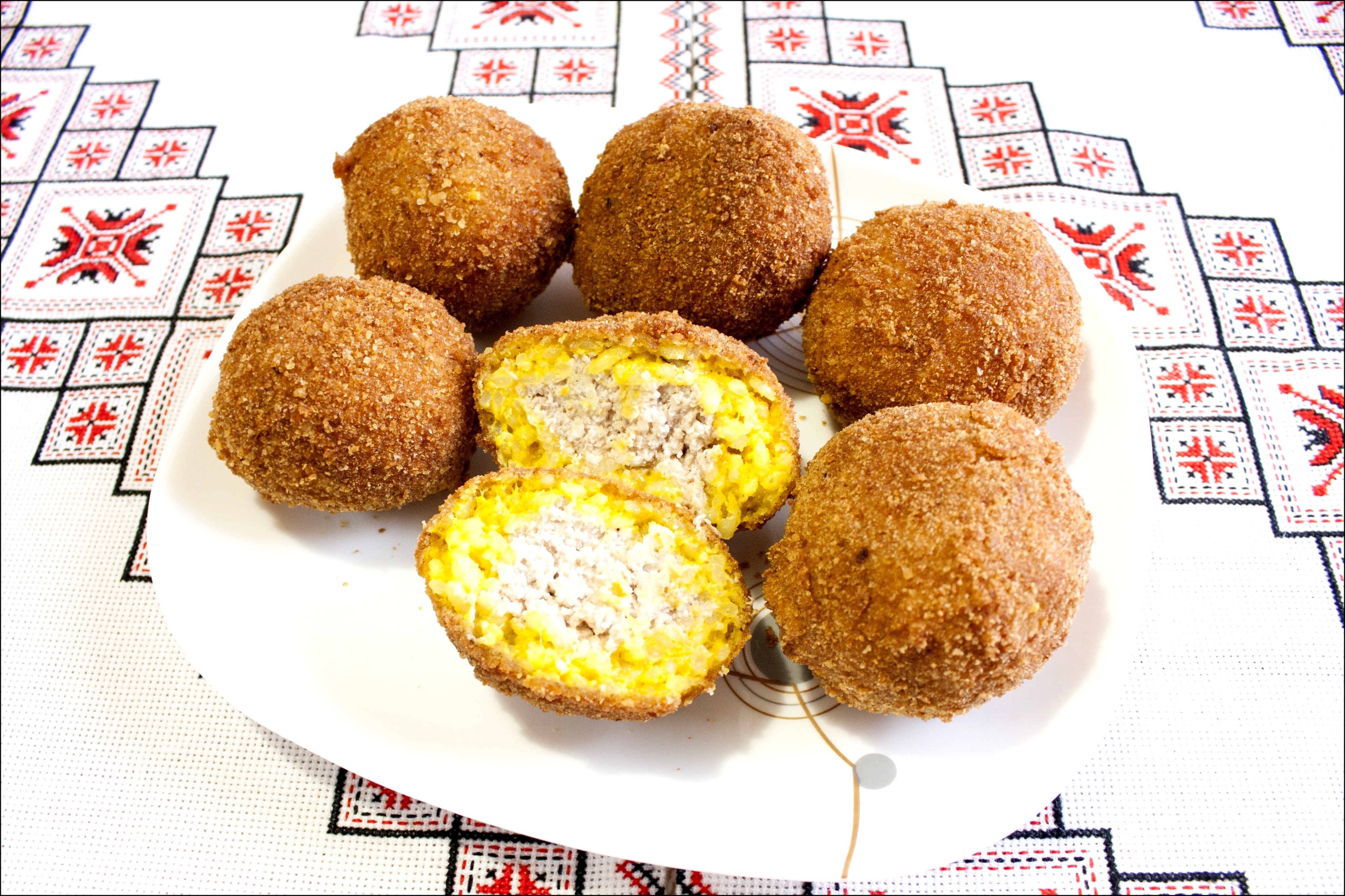 Аранчини с мясом Arancini with meat Аранчіні з мясом Сицилийские маленькие апельсины 