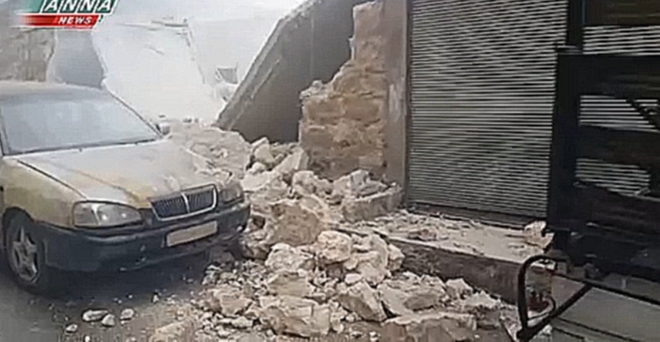 Атаки террористов в Алеппо, район Шейх Маскуд - видеоклип на песню