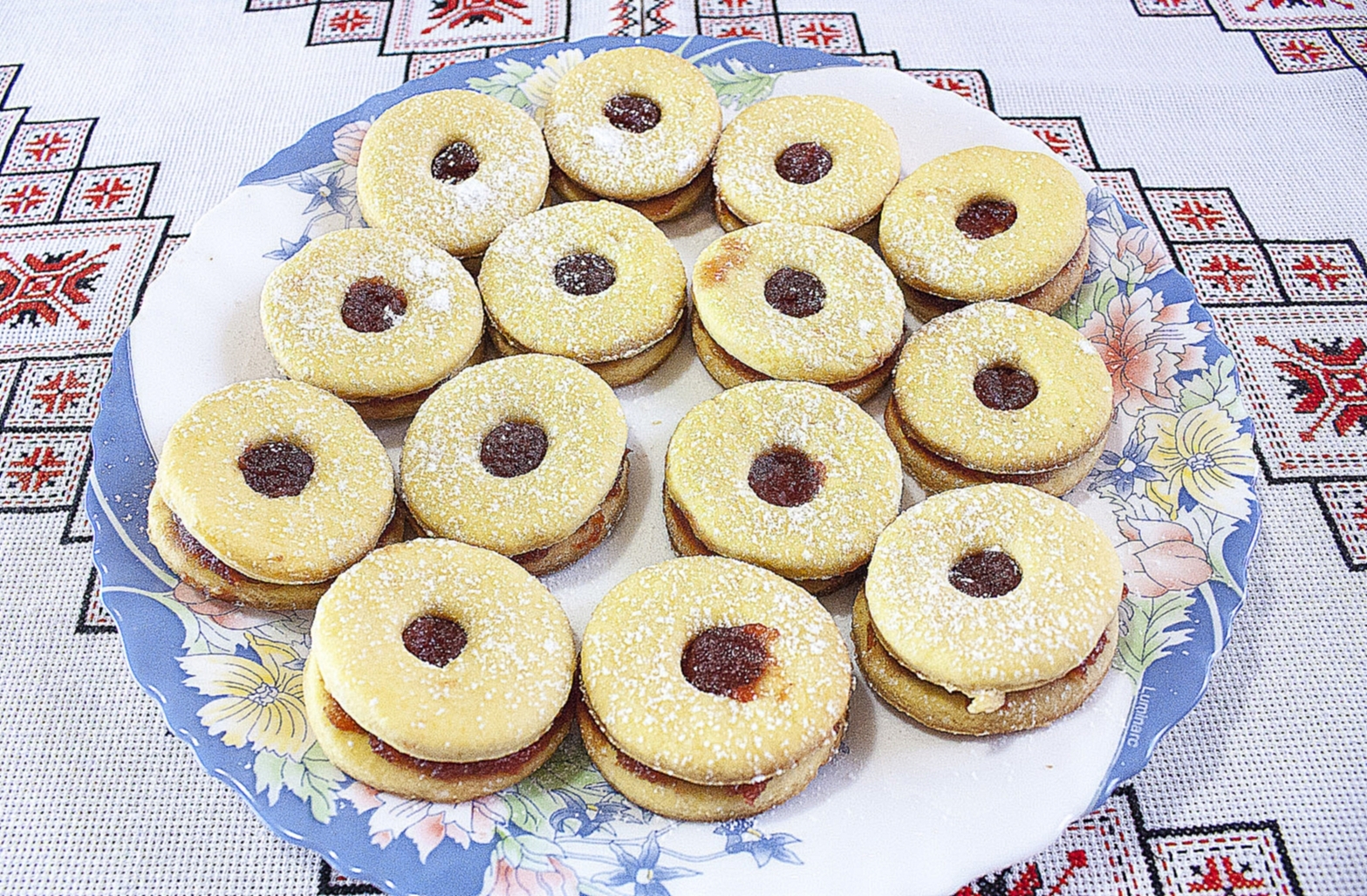 Печенье с вареньем Колизбацьки Простые рецепты печенья Печиво з варенням Кулізбацики рецепт 