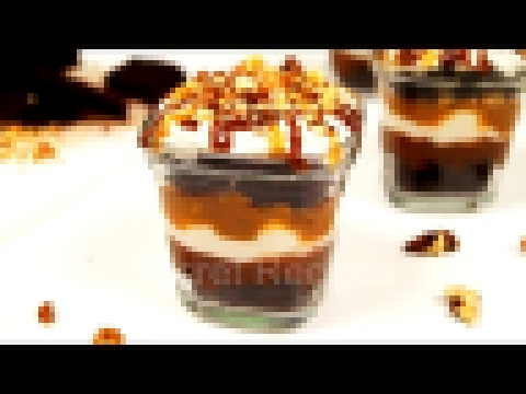 Шоколадно-карамельный трайфл. Десерт из остатков коржа | Chocolate &amp; caramel trifle 