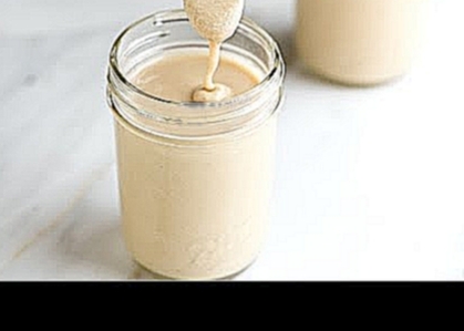 Easy Homemade Tahini Recipe - How to Make Tahini 