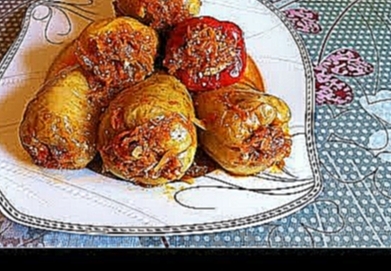 Фаршированные Перцы / Перец с Мясом и Рисом / Stuffed Peppers / Простой Рецепт 