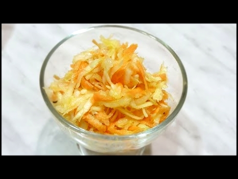 Как сделать салат из капусты кольраби Простой рецепт приготовления 