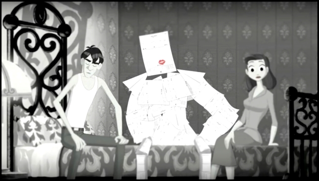 Бумажный роман на троих/ Paperman Threesome - видеоклип на песню