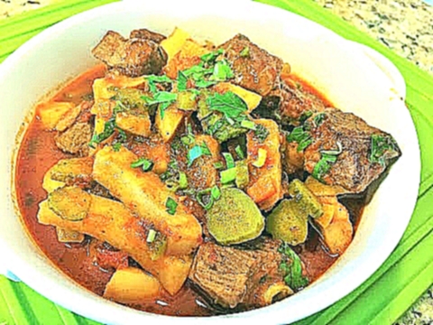 АЗУ ПО-ТАТАРСКИ с говядиной  суп- соус. Tatar soup with beef. 