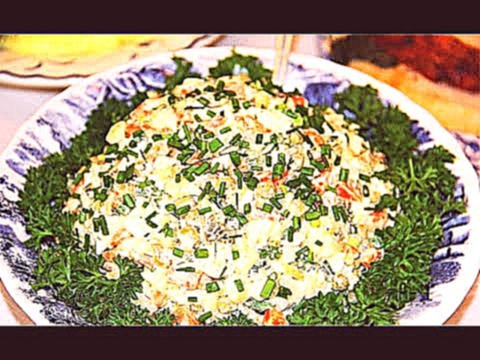 Видео-рецепт: Салат Оливье Зимний салат / Russian salad Olivier 