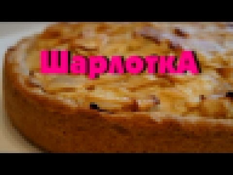 Яблочный пирог  Шарлотка  Рецепт 