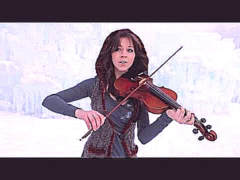 Девушка во льдах очень красиво играет на скрипке под дабстеп - видеоклип на песню