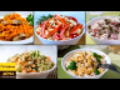 5 Самых Быстрых и Вкусных САЛАТОВ на Новогодний стол | НОВОГОДНЕЕ МЕНЮ 2018 