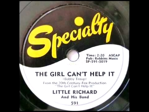 Little Richard - The Girl Can't Help It (1956) - видеоклип на песню