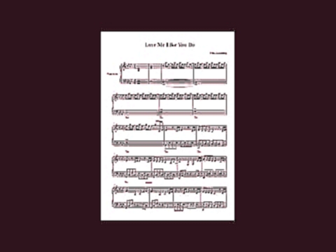 <span aria-label="Love Me Like You Do    Ellie Goulding  Sheet Music Piano Cover &#x410;&#x432;&#x442;&#x43E;&#x440;: Mauro Costa 2 &#x433;&#x43E;&#x434;&#x430; &#x43D;&#x430;&#x437;&#x430;&#x434; 2 &#x43C;&#x438;&#x43D;&#x443;&#x442;&#x44B; 39 &#x441;&#x - видеоклип на песню