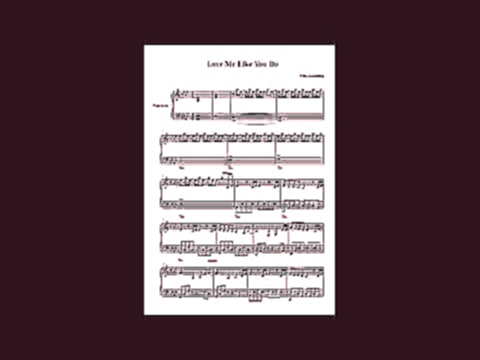 <span aria-label="Love Me Like You Do    Ellie Goulding  Sheet Music Piano Cover &#x410;&#x432;&#x442;&#x43E;&#x440;: Mauro Costa 2 &#x433;&#x43E;&#x434;&#x430; &#x43D;&#x430;&#x437;&#x430;&#x434; 2 &#x43C;&#x438;&#x43D;&#x443;&#x442;&#x44B; 39 &#x441;&#x - видеоклип на песню