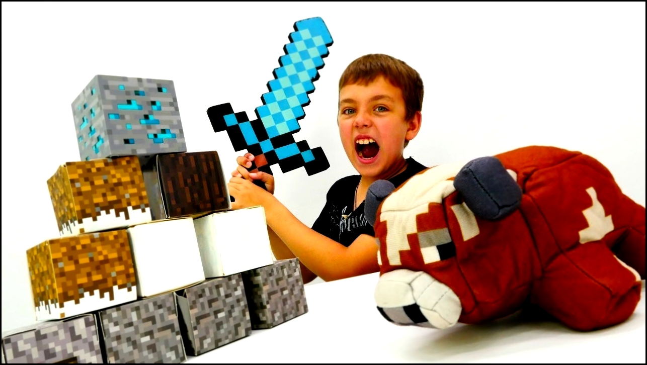 Видео игры #Minecraft ! Спасаем СТИВА #Майнкрафт от ЗОМБИ и Супер Коровы Игрушки МайнКрафт Лего 