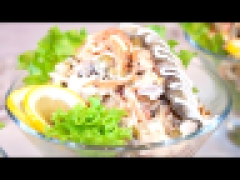 Рыбный салат на праздничный стол «Океан» - вкусный рецепт! 
