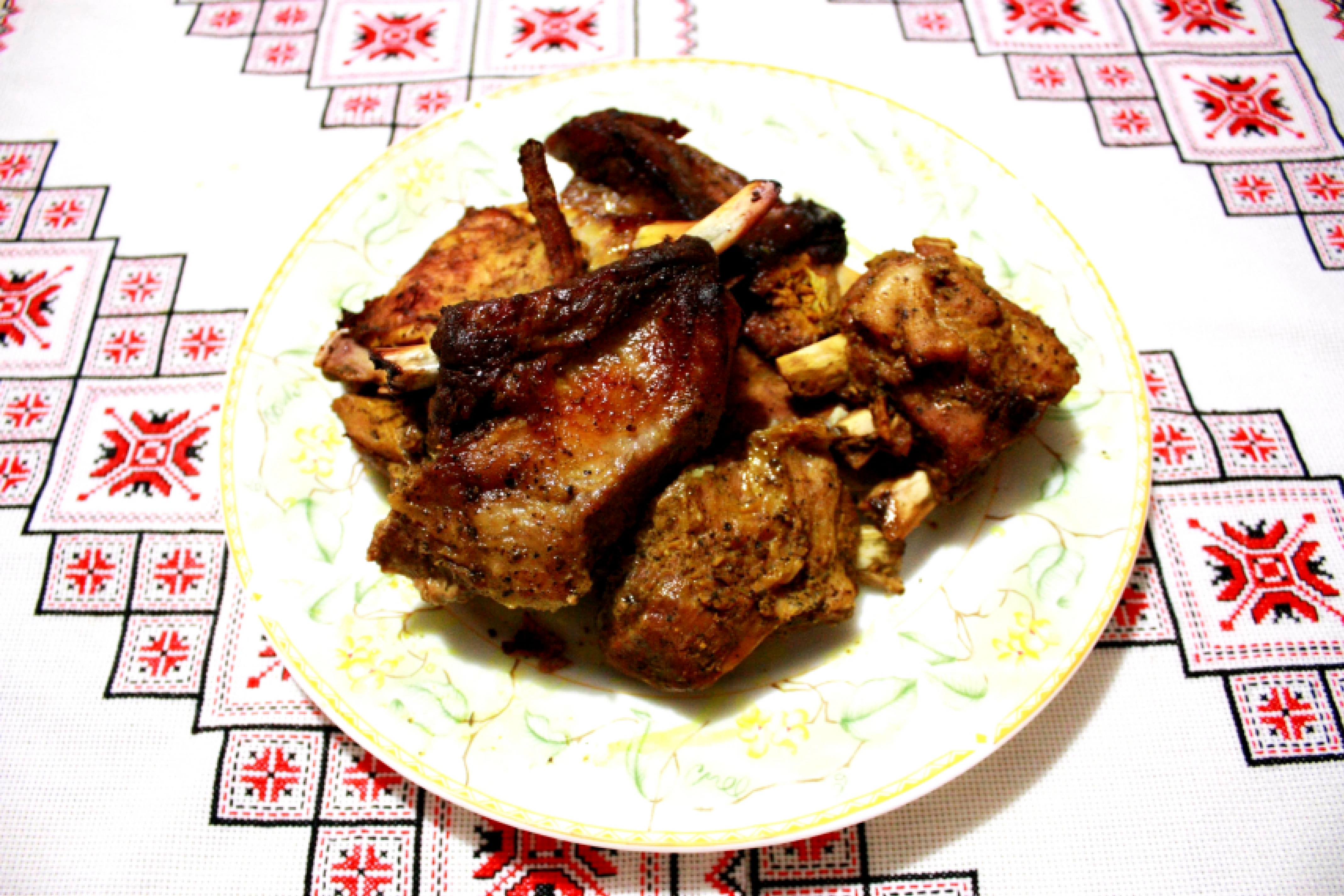 Свиные ребрышки в духовке рецепт Ребра в духовке вторые блюда рецепты блюда из свинины 