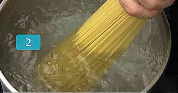 Как приготовить спагетти карбонара - видеорецепт 