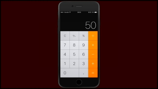 Лайфхак калькулятор iPhone 4к 