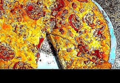Супер тесто для пиццы. Вкусная пицца в пиццамейкере GFGRIL. 