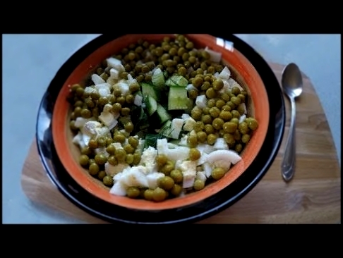 Салат "Простой" со свежим огурцом/Быстро и Вкусно/salad with fresh cucumber 