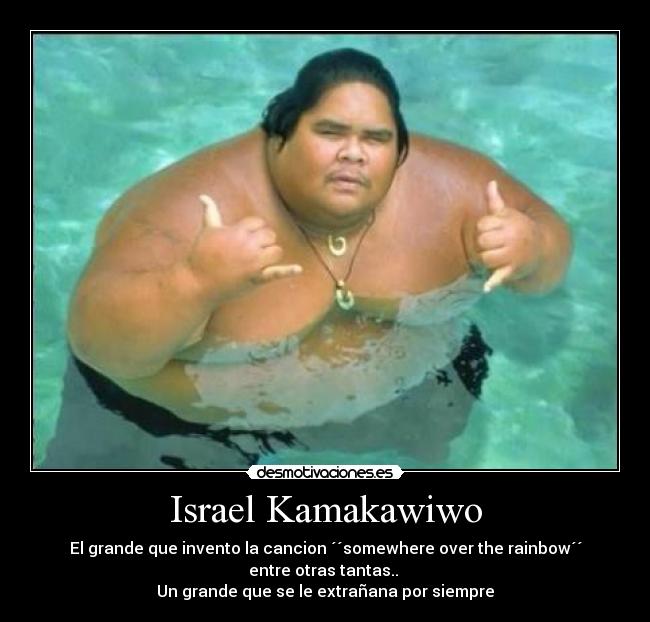 Israel Kamakawiwo&39Ole Somewere Over The Rainbow