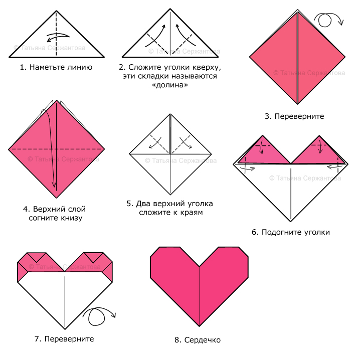 Оригами в сердце мое