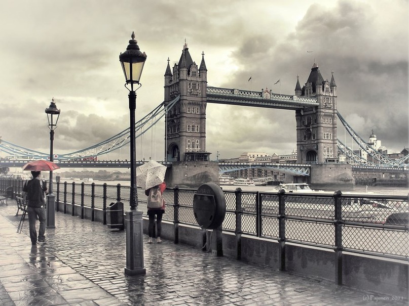 Английский народ Падает мост лондонский
