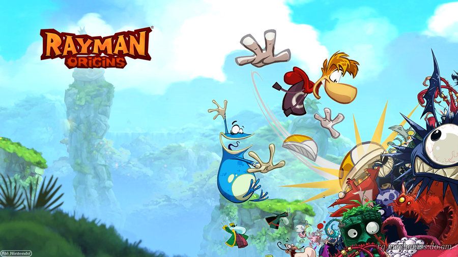 Rayman origins Земля мёртвых,большая мамочка