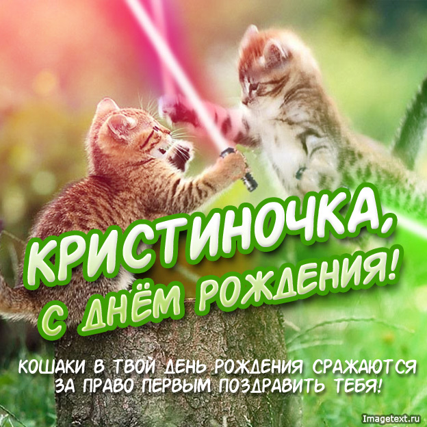 С днем рождения С Кристиночка *