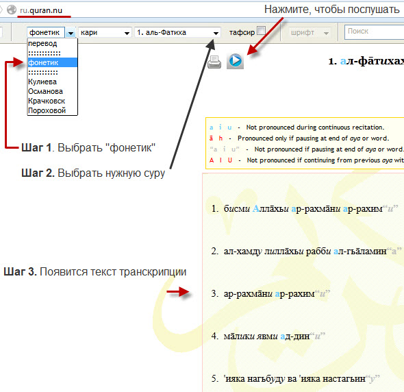 Су&39уд аш-Шурейм Трехозерки  Суры Корана. Транскрипция, mp3, перевод